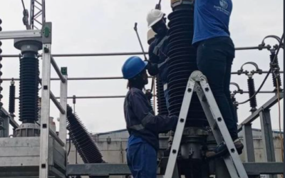 Remplacement des boulons corrodés et entretien des isolateurs